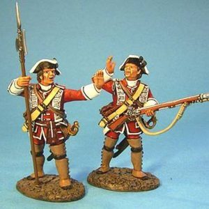 Sergente con moschetto e caporale con alabarda