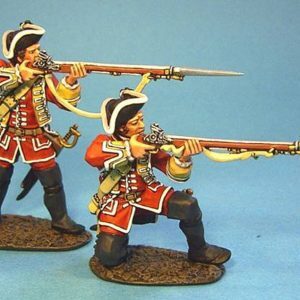 Soldati in piedi e in ginocchio che sparano