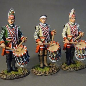 LOUISBOURG GRENADIERS, 45th, 40th,and 22ndRegiment of Foot, 3 DRUMMERS