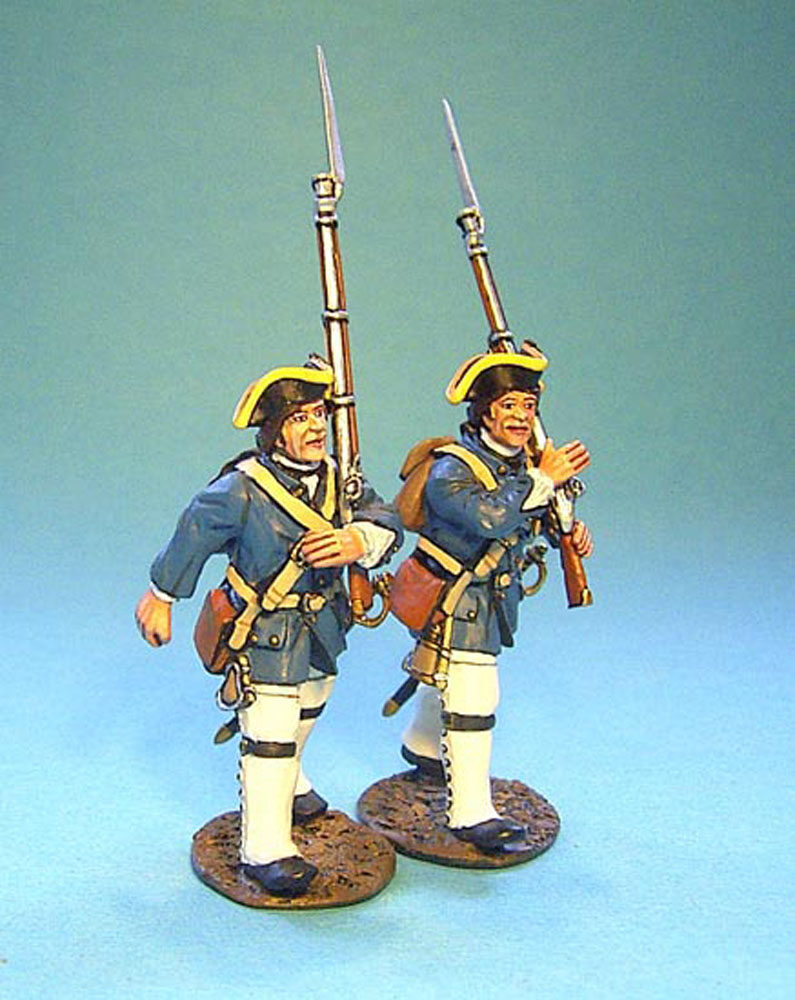 2 soldati di fanteria in uniforme estiva no box
