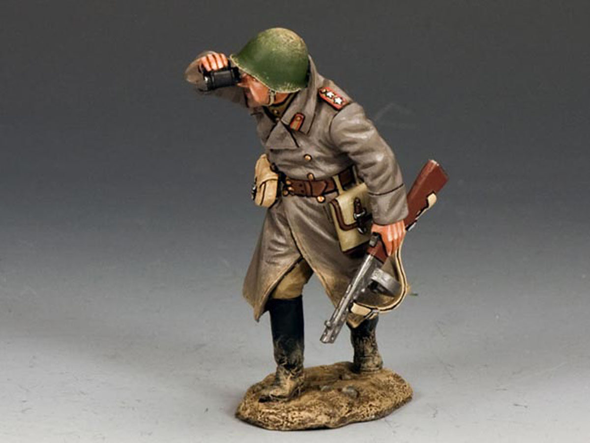 Red Army Officer w/Burp Gun