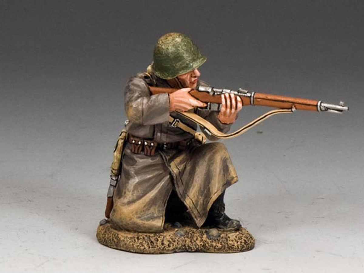 Kneeling Firing Rifle