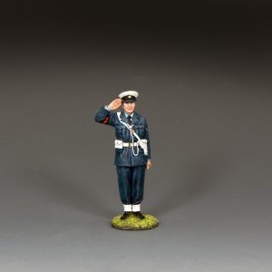 Saluting RAF Policeman