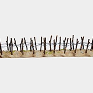 Barbed wire obstacle