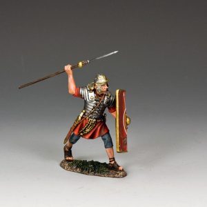 Roman Soldier Throwing Pilum