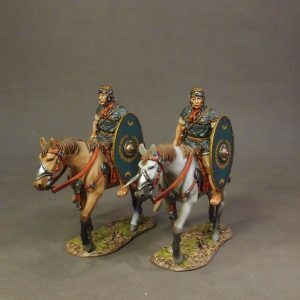 2 Cavalry Walking with Green Shield #1.