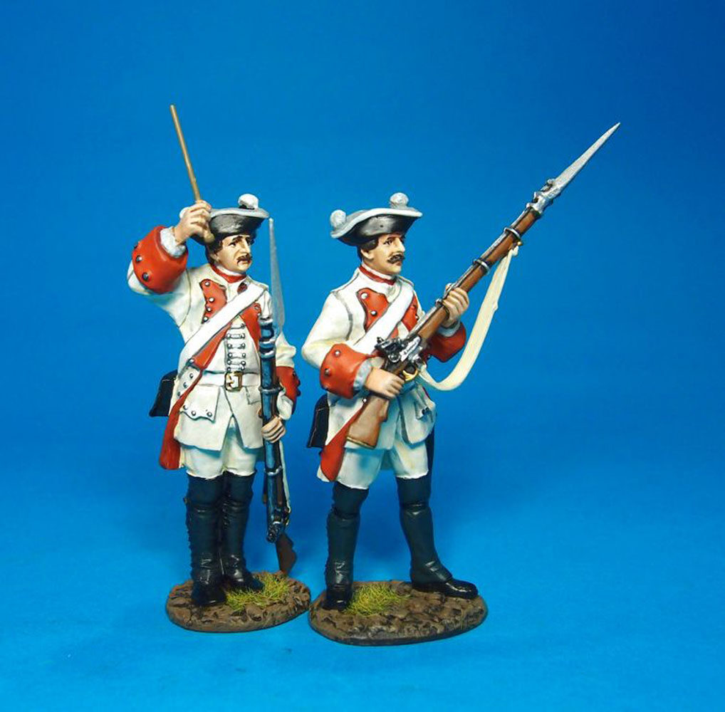 Roth Wurzburg Infantry Regiment, 2 Figures, Loading and At The Ready