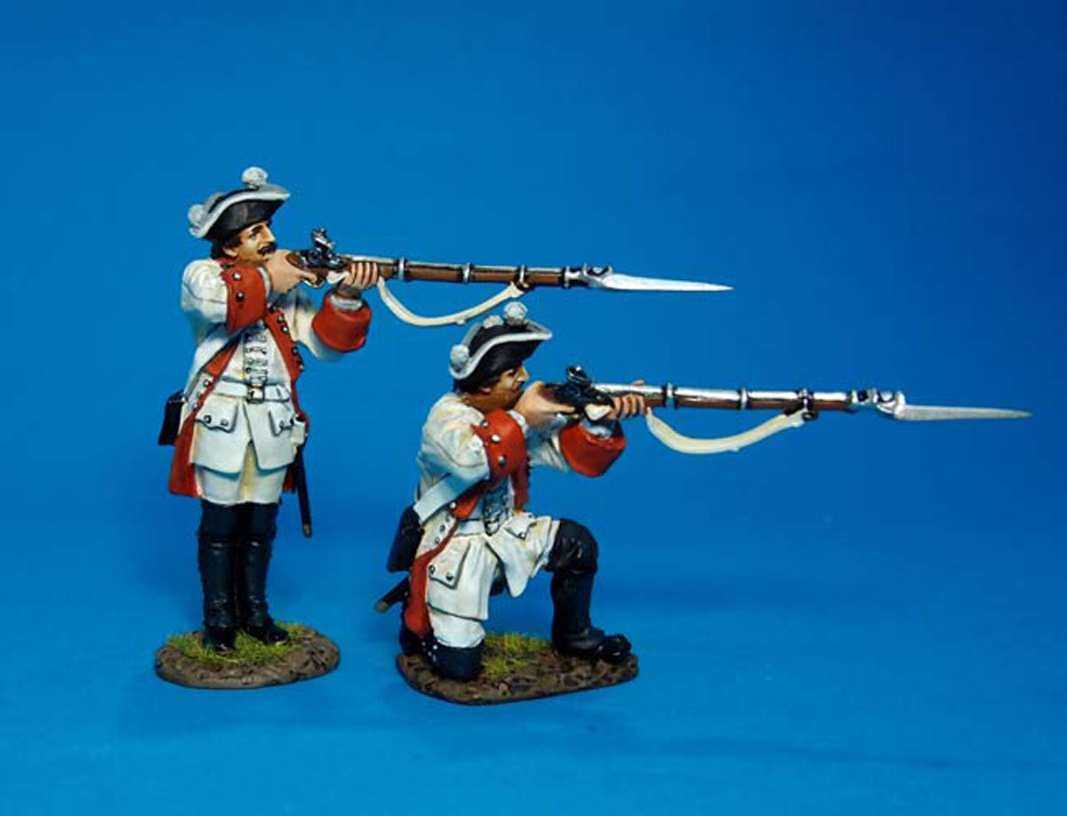 Roth Wurzburg Infantry Regiment, 2 Figures Firing