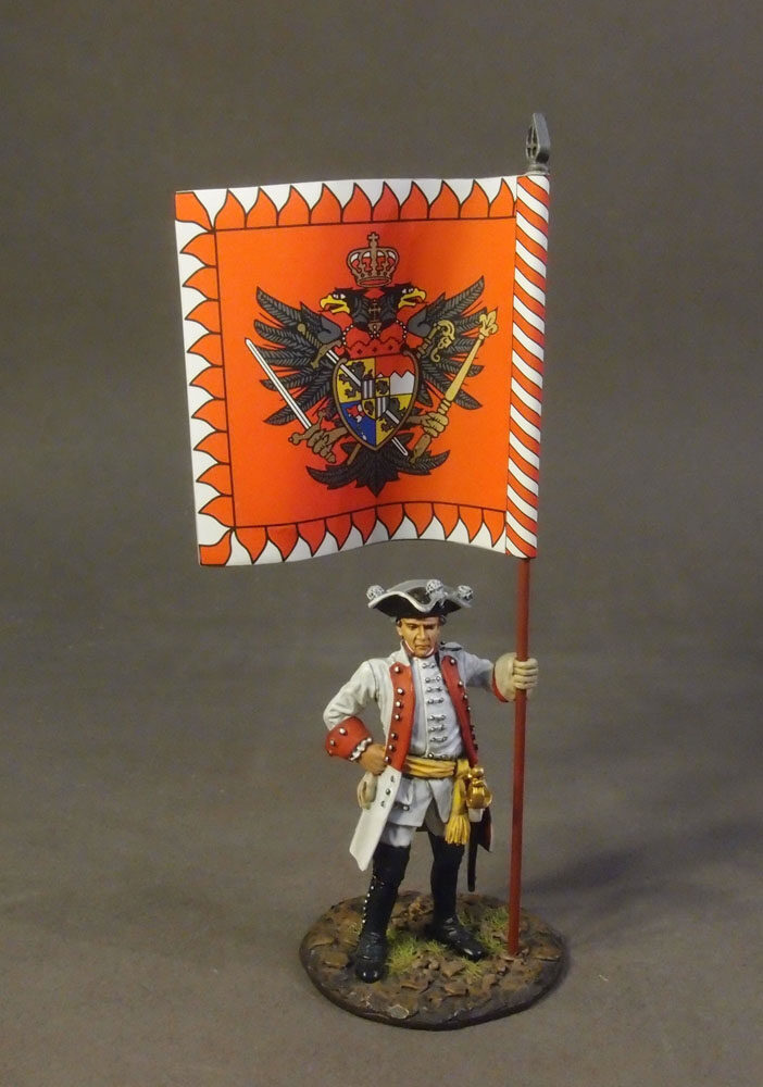 Roth Wurzburg Infantry Regiment, INFANTRY OFFICER WITH REGIMENTAL FLAG
