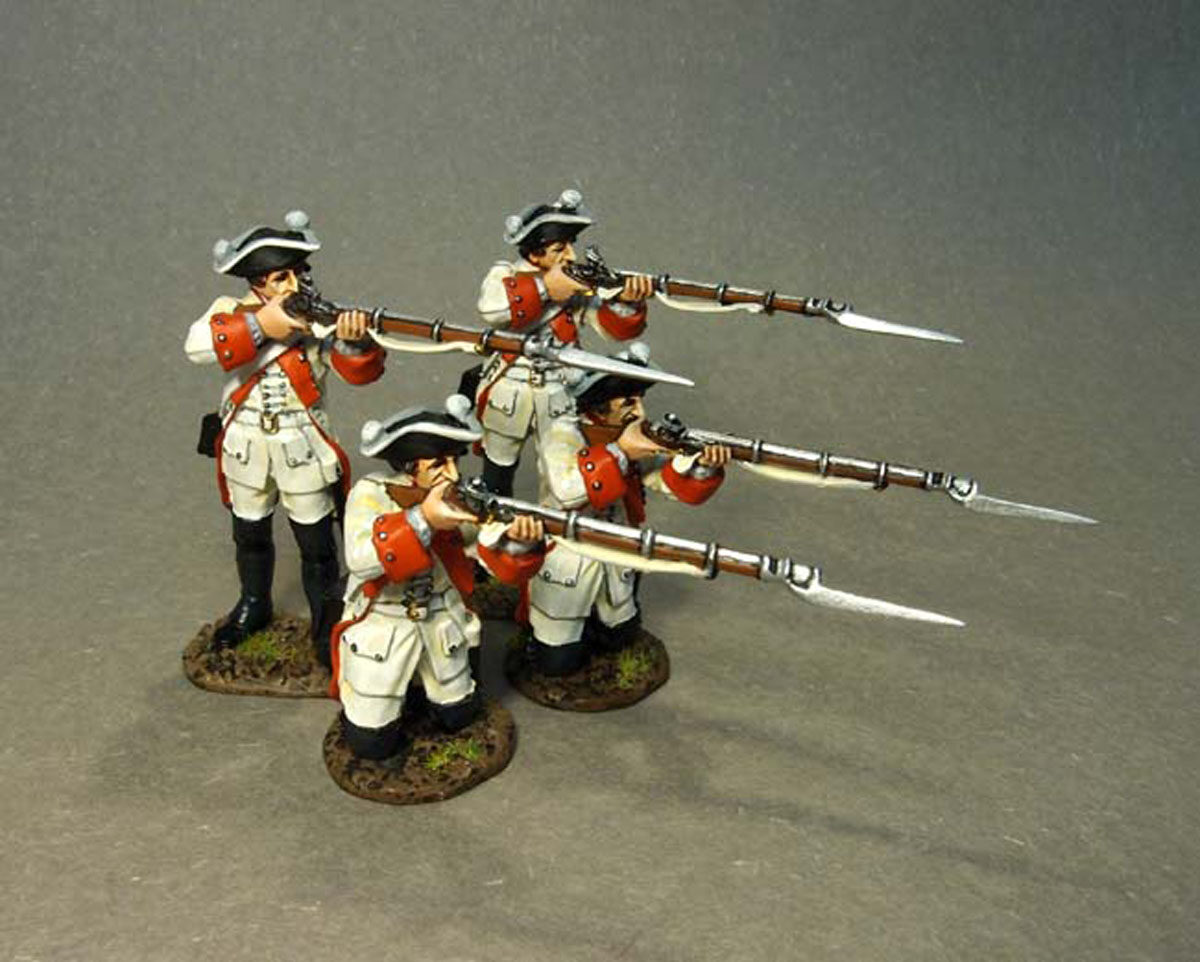 Roth Wurzburg Infantry Regiment, 4 Figures Firing Set #2