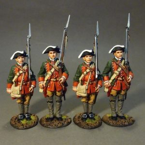 The Pennslyvanian Provincial Regiment, 4 Line Infantry At Attention, Set #1