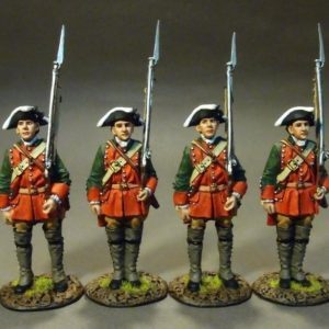 The Pennsylvanian Provincial Regiment, 4 Line Infantry At Attention, Set #2