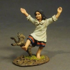 Little Julie - Indian Girl with Dog