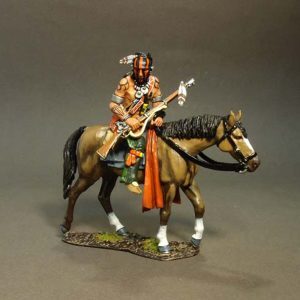 Raid On St. Francis, Mounted Woodland Indian, Tracking