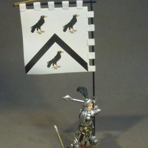 The Battle of Bosworth Field 1485, Retinue of Rhys Ap Thomas, Men at arms with Heraldic Banner