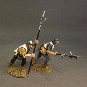 Two Billmen SET2, The Retinue of Rhys Ap Thomas, The Battle of Bosworth Field, 1485, The Wars of the Roses