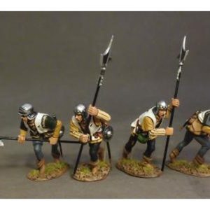 Four Billmen SET2, The Retinue of Rhys Ap Thomas, The Battle of Bosworth Field, 1485, The Wars of the Roses