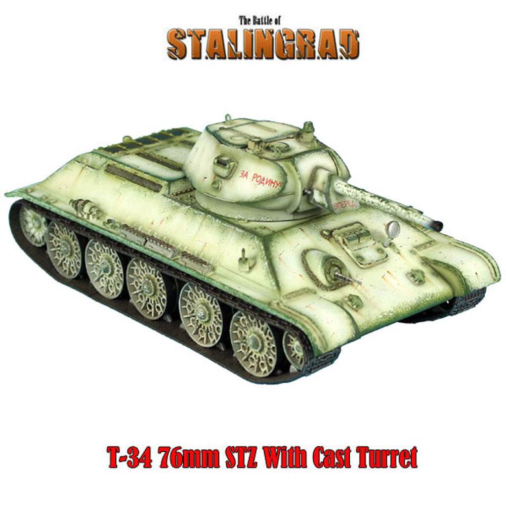 Russian T-34 76mm STZ with Cast Turret - Winter Version - Stalingrad 1942