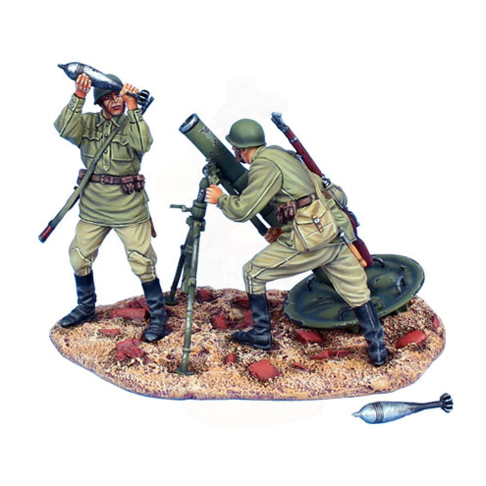 Russian 120mm Heavy Mortar with 2 Crew