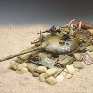 Carro armato T-62 iracheno interrato