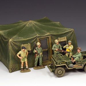 THE ISLAND AIRSTRIP SET -  Set includes AF033-37