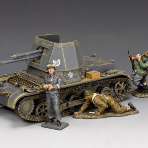 2 British Commandos sneak up on a Panzerjager I assault gun... One Guard down... One more to go.