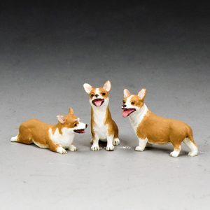 A Trio of Royal Corgis (Set of 3)