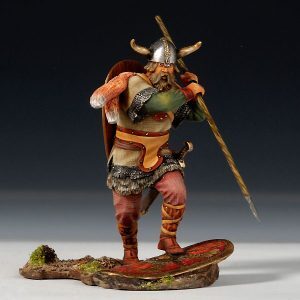 Barbarian Attacking w/Spear
