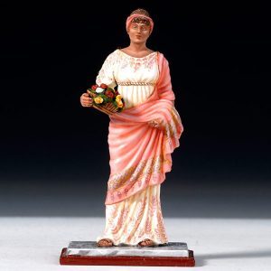 Roman Woman Holding Flowers