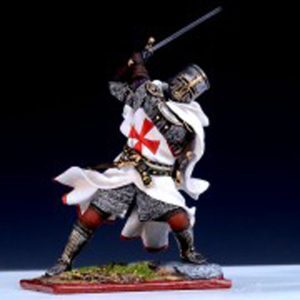 Knight Templar Swinging Sword
