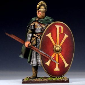 Byzantine Infantry Guardsman w/Large Shield & Spears