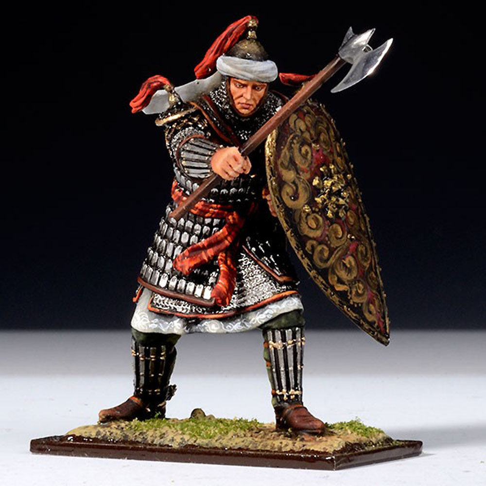 Byzantine Tagmata Warrior w/Decorative Shield