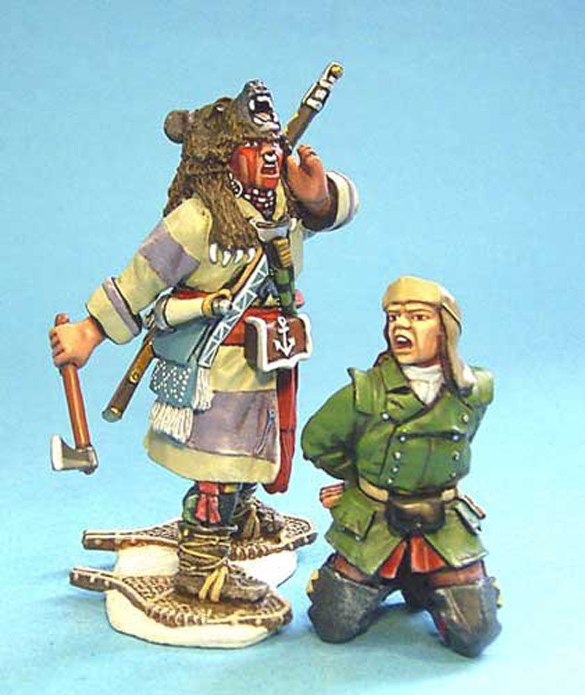 Indiano con ranger in ginocchio catturato