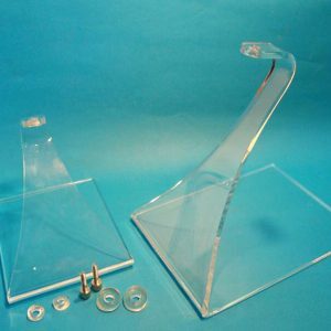 One of each of the Small and Medium Display Stands - Stand-A height 5", Stand-B height 6 3/4"