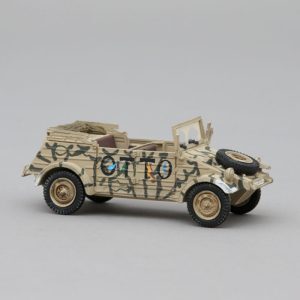 Desert Kubelwagen in the personal colour scheme of 158 aerial kills, fighter Ace Hans-Joachim Marseille