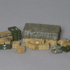 crates and supplies for the battlefield version with German decals