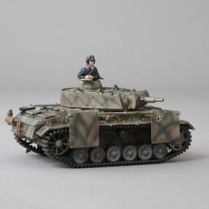 Panzer 3 No decals applied but all 3 serial numbers as per above supplied & commander with crusher cap