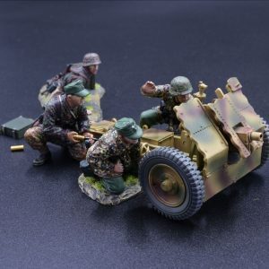 Comprises the above Infantry Cannon and new loading crew member with additional SS crew as follows: SS106 plus SS088 & SS089 to make a 4 man artillery team