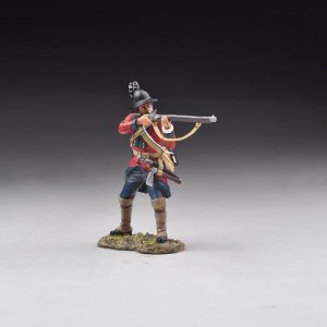 Standing Rifleman this time without fixed bayonet and campaign style hat with feathers