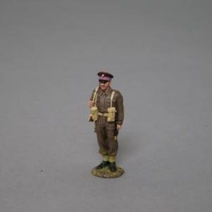 Scots Guard sentry in Battledress and Number 1 Dress peaked cap