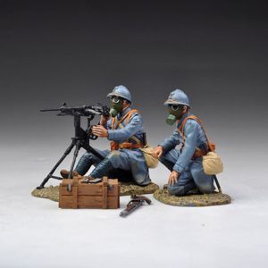 St Etienne HMG & Two Poilus