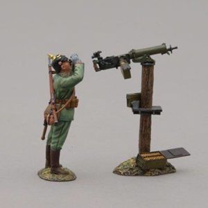 German infanteer on anti aircraft duty - Pickelhaube
