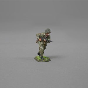 A charging 30 Calibre gunner