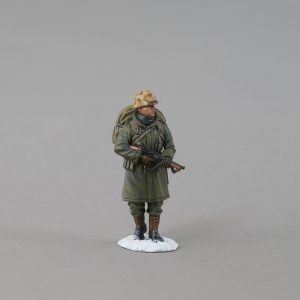 USMC soldier with Thompson MG