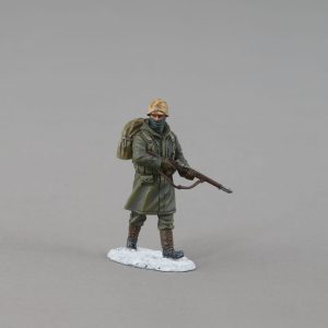 USMC soldier with face scarf and rifle
