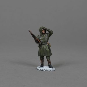 Scanning the horizon on the lookout for enemy troops