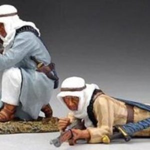 A kneeling and lying down rifleman from the Bedouin tribe, limited to 100