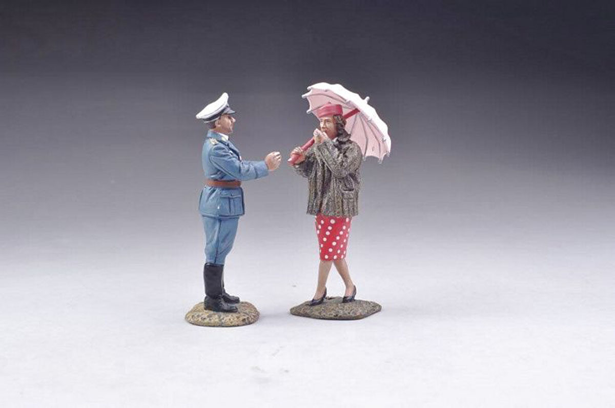 Rudi Sinner Lighting a Lady's Cigarette (Tropical Dress)