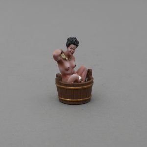 Girl in Tub - Babs, Black Hair