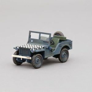 Bantam Jeep (RAF blue with Bantam Jeep in RAF blue with distinctive black and white chequer board pattern)